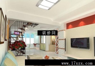 家装效果图-复式楼装修设计121