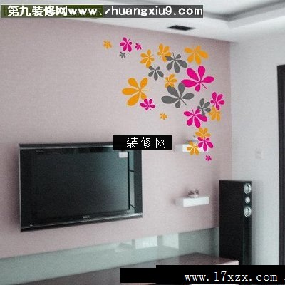 推荐几款漂亮的电视墙贴纸